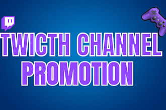 do advance kick, twitch channel promotion to gain engagement and live viewers