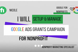 set up and manage your google ad grants for nonprofit PPC campaigns