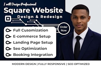 design square website or square online store for your business