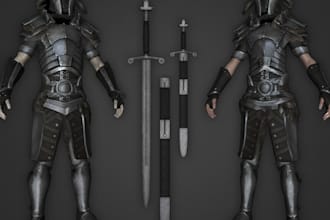 design custom character, armor, weapon for your skyrim