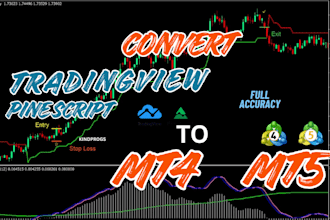 convert tradingview pine script to mt4 mt5 trading bot with full accuracy