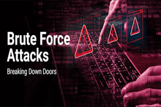 brute force, cyber attack, malware removal, information security, ddos attack