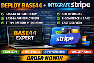 deploy base 44 app integrate stripe base 44 website base44 app base44 expert