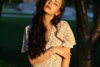 create aesthetic portrait photography for you