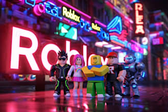 roblox asset and character design ,dynamic heads and custom portraits