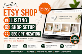 do etsy shop listing, etsy shop setup, SEO optimization