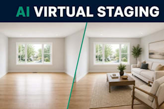 create ai virtual staging for real estate photos, listings and marketing