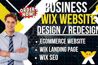 do wix website design redesign, wix business website, wix redesign