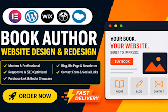 design author website writer website coach website ebook website design