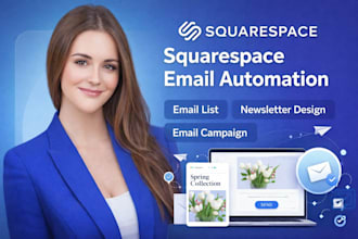 do squarespace email automation, email list, newsletter design, email campaign