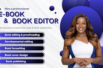 do book editing, proofreading, formatting for KDP, children book, novel editor