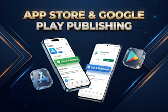publish your app on google play and app store