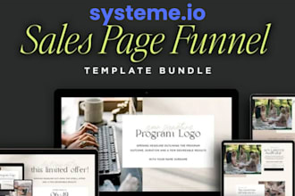 systeme io, systeme io landing page funnelish systeme io sales funnel automation