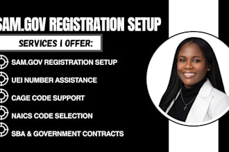 sam gov registration, sba, uei number, and cage code for government contracts
