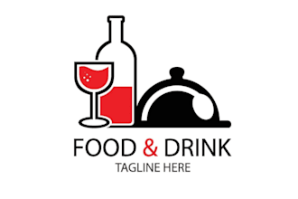 food drink juice café restaurant fast food logo design
