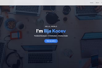 do custom website with HTML5, css3, js and more