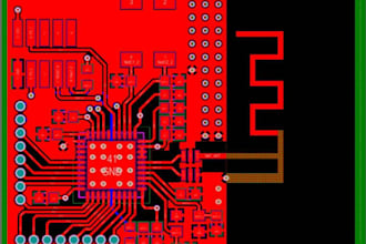 design esp32 wifi pcb with optimize rf antenna for strong signal