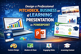design your film pitch deck, or startup pitch deck into a premium slides
