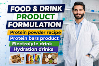 formulate functional food,protein bars,powder, hydration drink,electrolyte drink