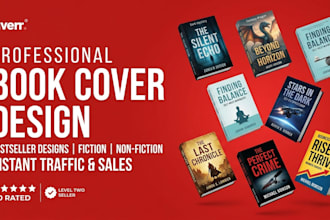 design a professional amazon kdp ebook cover, book cover