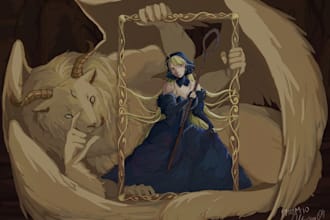 draw anime character illustration
