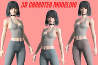 sculpt 3d cartoon stylized character 3d game 3d character