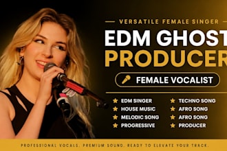 edm ghost producer progressive techno afro house music melodic techno producer
