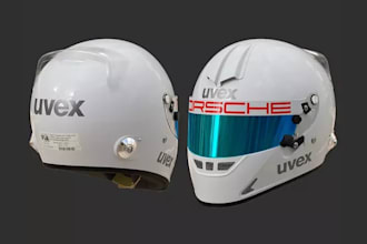 create 3d helmet model, 3d weapon, 3d mask, 3d armor, 3d stl, game assets