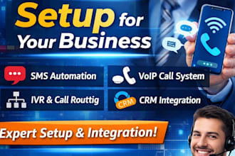 set up twilio API, ringcentral, sms automation and a2p 10dlc registration