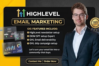 create gohighlevel email marketing ghl campaigns and highlevel newsletter