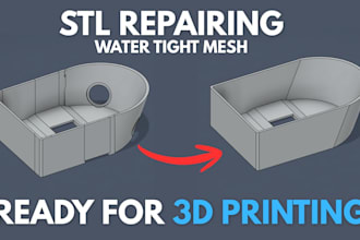 create, modify or repair stl files for printing