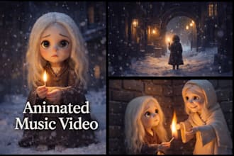 create an emotional animated music video with storytelling