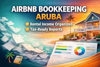 organize aruba tourism and rental bookkeeping for tax time