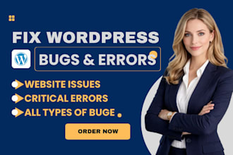 wordpress issues fixing, wordpress bugs fix, wordpress errors, fix website