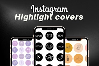 design aesthetic instagram highlight covers