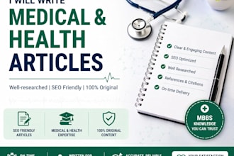 write SEO friendly medical and health article