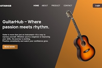design HTML and CSS responsive webpages
