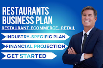 write a business plan for restaurant retail ecommerce or food business