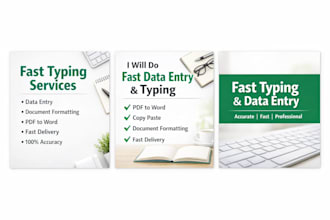 do fast data typing and document formatting