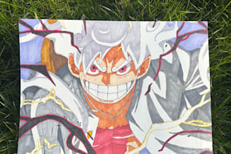 manga drawing  one piece jjk