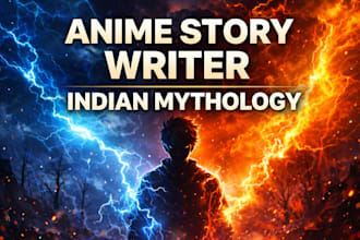 write anime story script based on indian mythology and fantasy