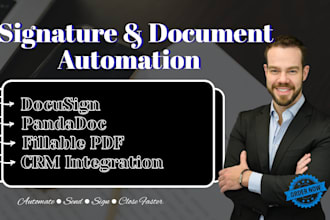 create docusign, pandadoc, online forms and esignature
