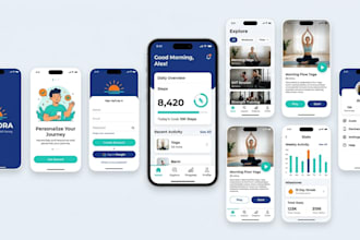 design modern app UI UX with prototypes