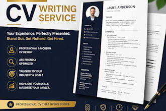 create a professional CV or resume for you