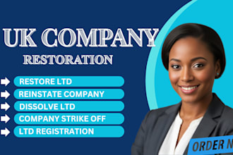 activate, reinstate, restore uk ltd, restore uk limited company, rt01