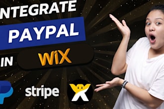 integrate paypal in wix website and add paypal button