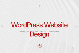 add wordpress listings and upload website content