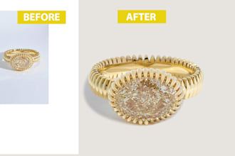 retouch jewelry and product images for ecommerce