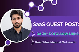 guest post and build backlinks on saas sites