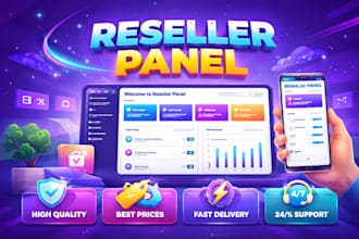setup reseller panel with strong 8k ,lion ott, dream 4k , mega ott, tivione